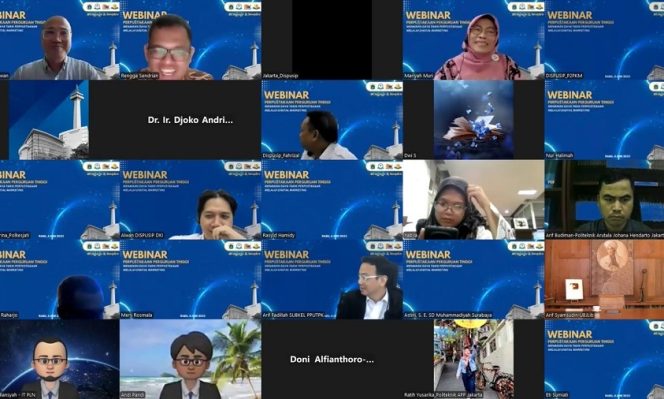 Perpustakaan UNM Ikuti Webinar Digital Marketing, Perkuat Peran di Era Transformasi Informasi