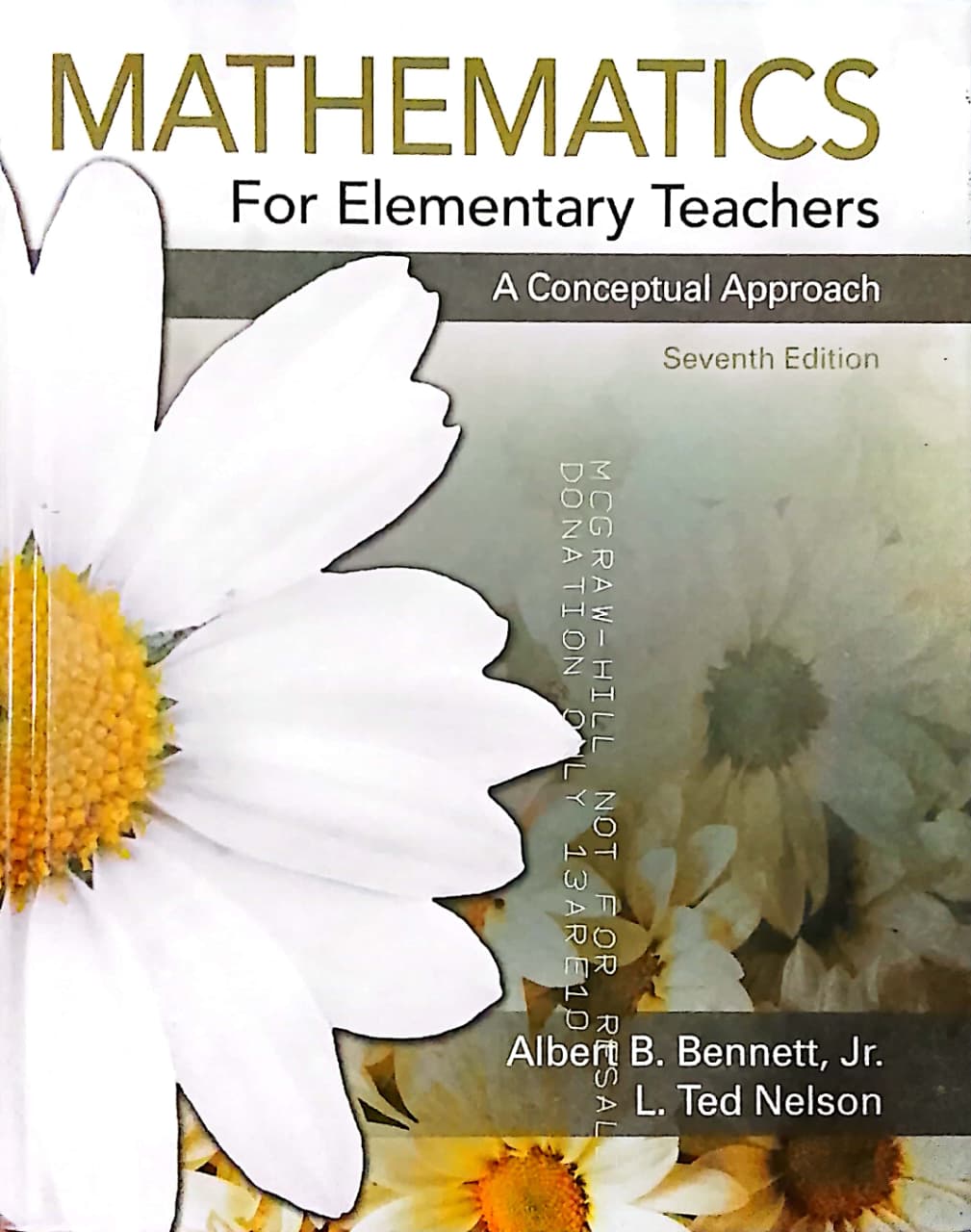 Mathematics For Elementary Teachers A Conceptual Approach, Seventh Edition